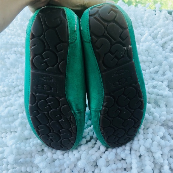 Ugg Ansley womans Teal Slippers Size 7 - Picture 4 of 8